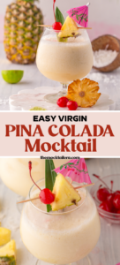 easy virgin pina colada mocktail recipe