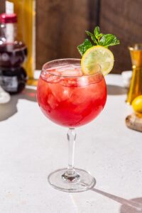 pomegranate mocktail