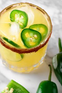 spicy margarita mocktail